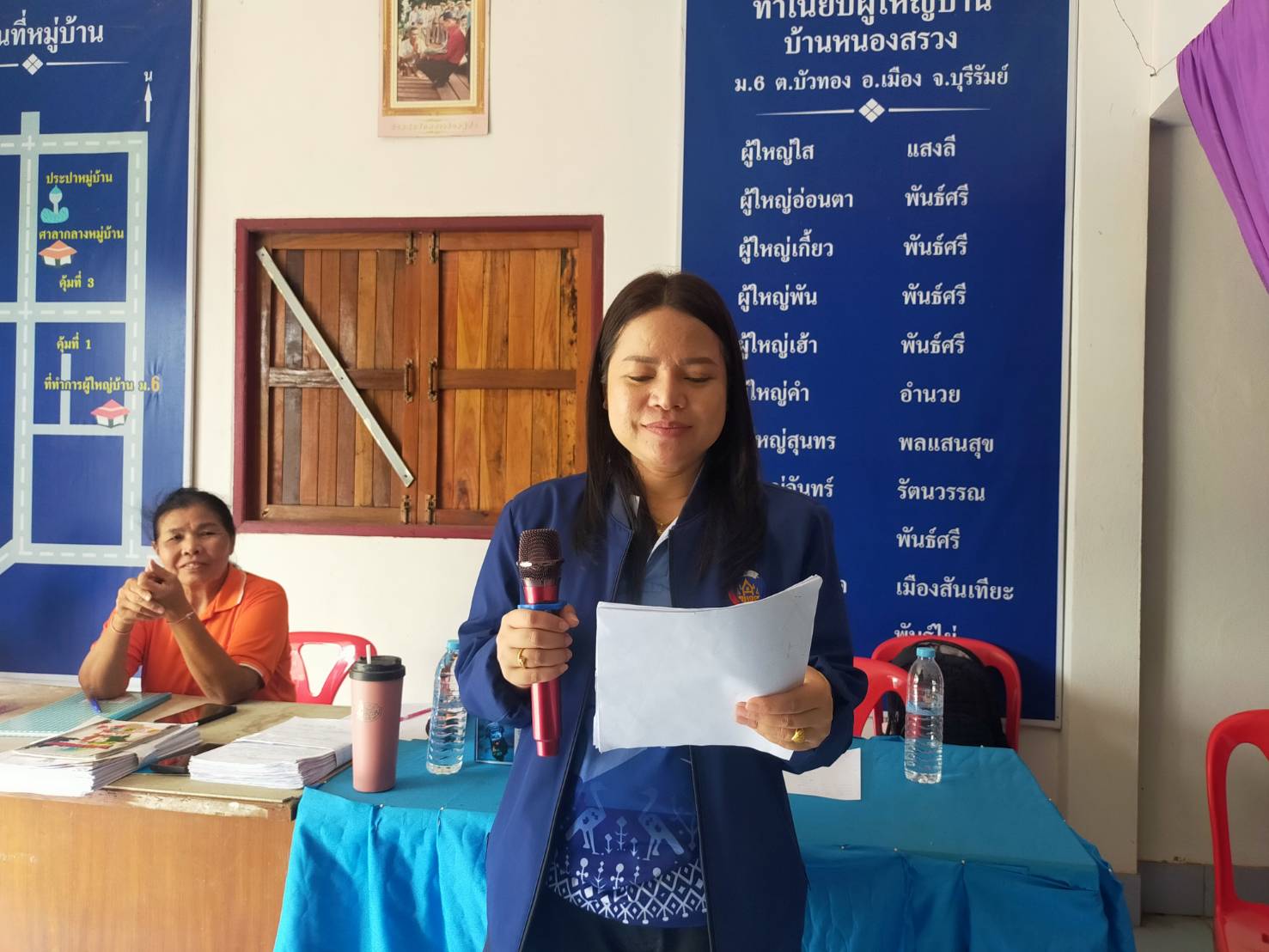 พช.บุรีรัมย์ - CDD MUEANG : GROWTH TEAM PLUS +  MUEANG BURIRAM 📢 จังหวัดบุรีรัมย์ - พช.เมืองบุรีรัมย์ ร่วมประชุมโครงการแก้ไขปัญหาความยากจน (กข.คจ.) บ้านหนองสรวง หมู่ที่ 6 ตำบลบัวทอง