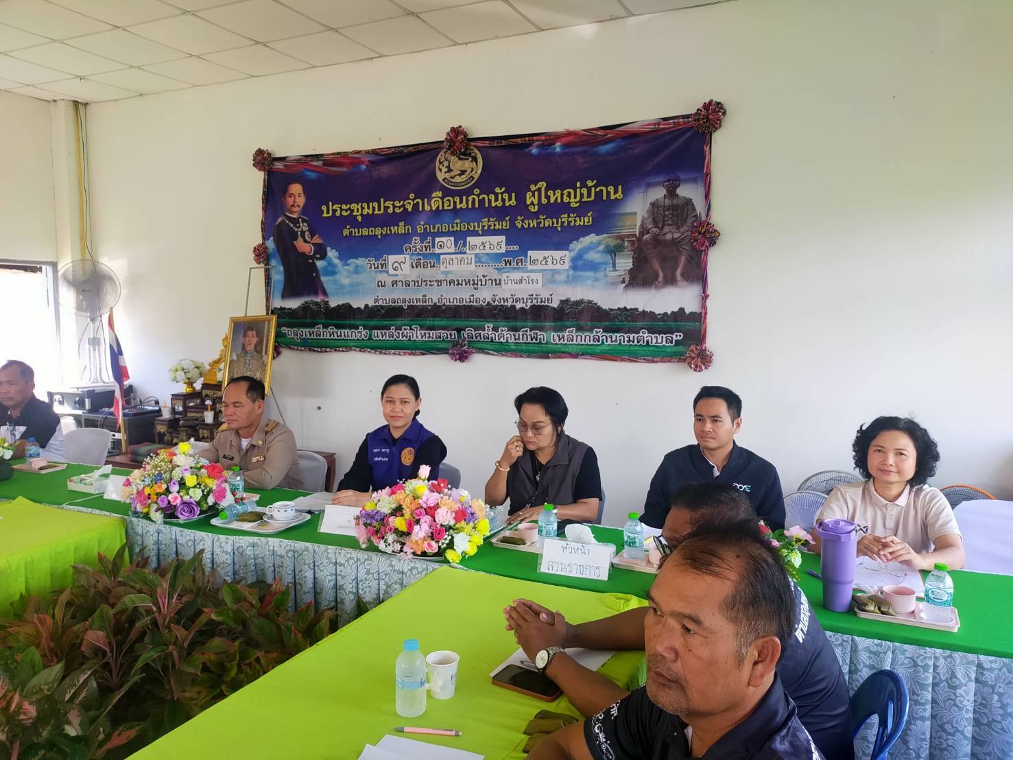 CDD MUEANG : GROWTH TEAM PLUS MUEANG BURIRAM 📢 จังหวัดบุรีรัมย์ - พช.เมืองบุรีรัมย์ ร่วมประชุมสัญจรตำบลถลุงเหล็ก ประจำเดือน ตุลาคม 2569