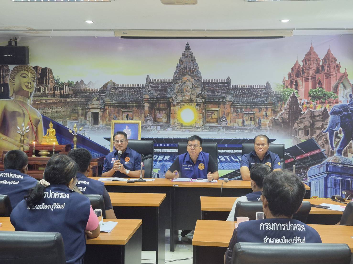 CDD MUEANG : GROWTH TEAM PLUS MUEANG BURIRAM 📢 จังหวัดบุรีรัมย์ - พช.เมืองบุรีรัมย์ ร่วมประชุมสัญจรตำบลสะแกซำ ประจำเดือน ตุลาคม 2569